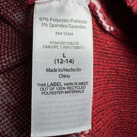 Women’s Holiday Time Christmas tree sweater with sequins. Size L (12-14). - Picture 7 of 9